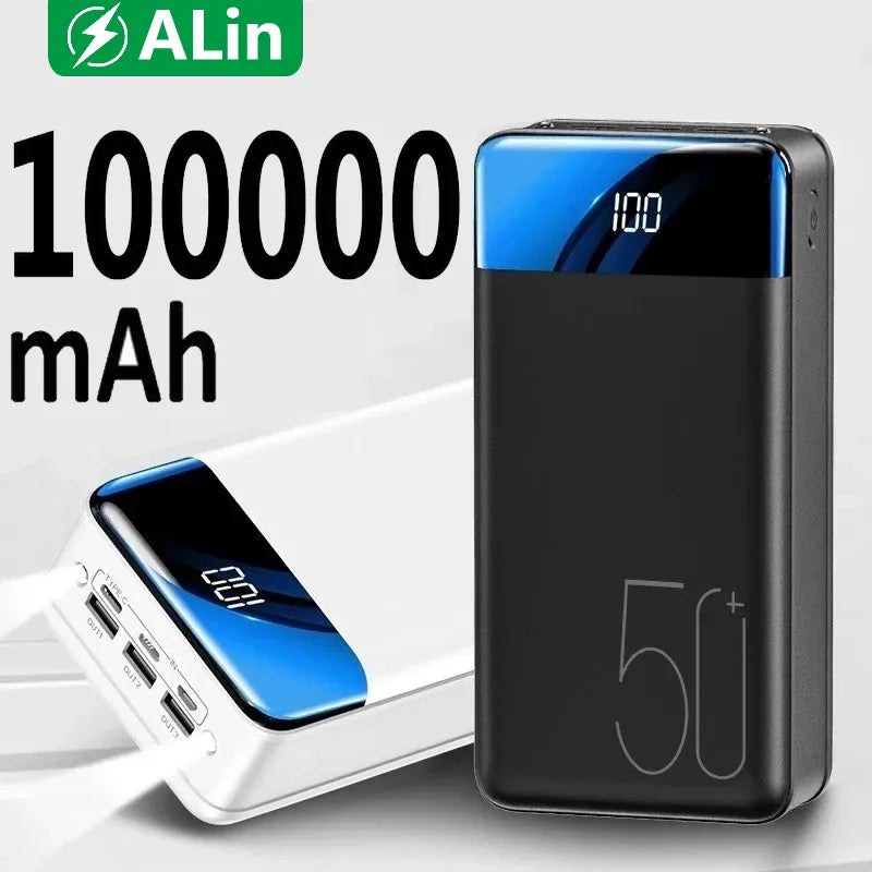 Brehn | Voltaro 50000 mAh Powerbank Schnellladung für Laptop, Tablet, Smartphone Kompakt Leistungsstark