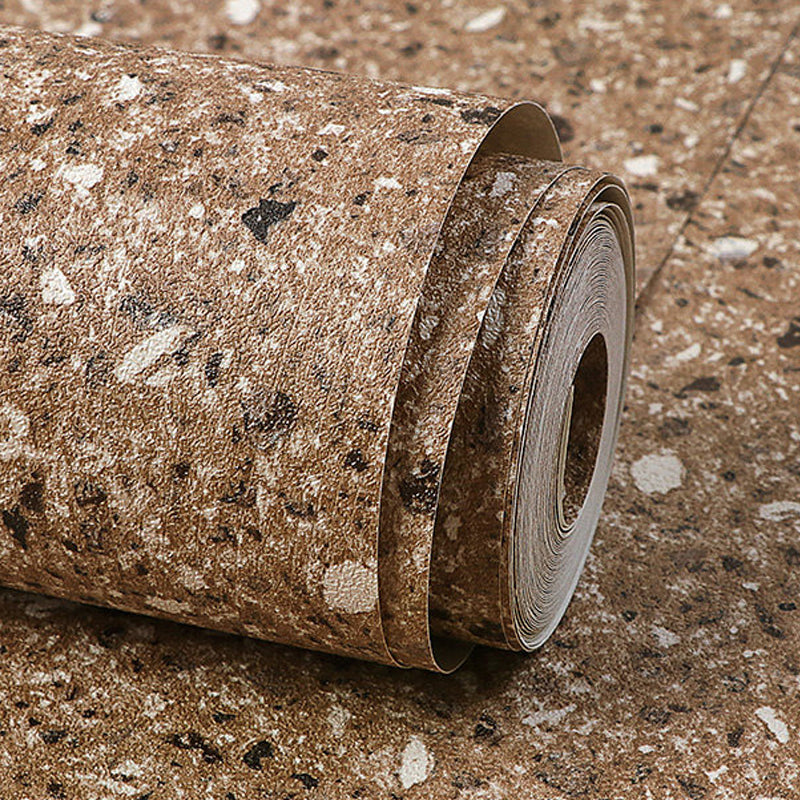 Brehn | Pastel gekleurde terrazzo look behang waterproof industrieel slaapkamer wandbedekking