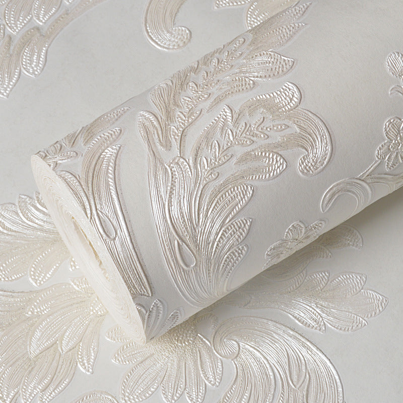 Brehn | Europese bloemenbehangrol voor de woonkamer 54,2 vierkante voet wandbekleding in zachte kleur