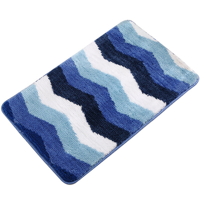 Plüsch Chevron Badematte