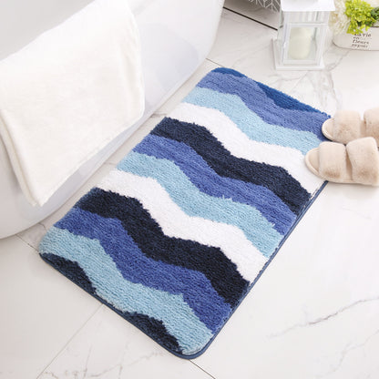 Plüsch Chevron Badematte