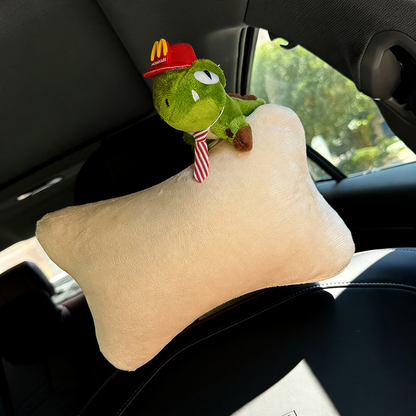 Autokopfstütze mit Dinosaurier-Design
