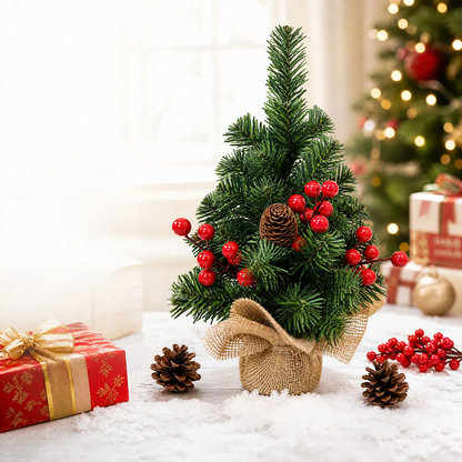 Mini-Weihnachtsbaum für Tischdekoration, 30 cm, PVC