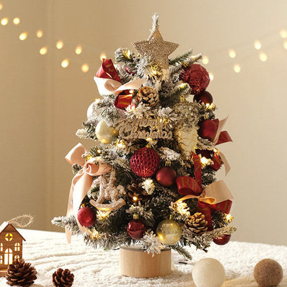 Mini-Weihnachtsbaum-Set für die Tischdekoration