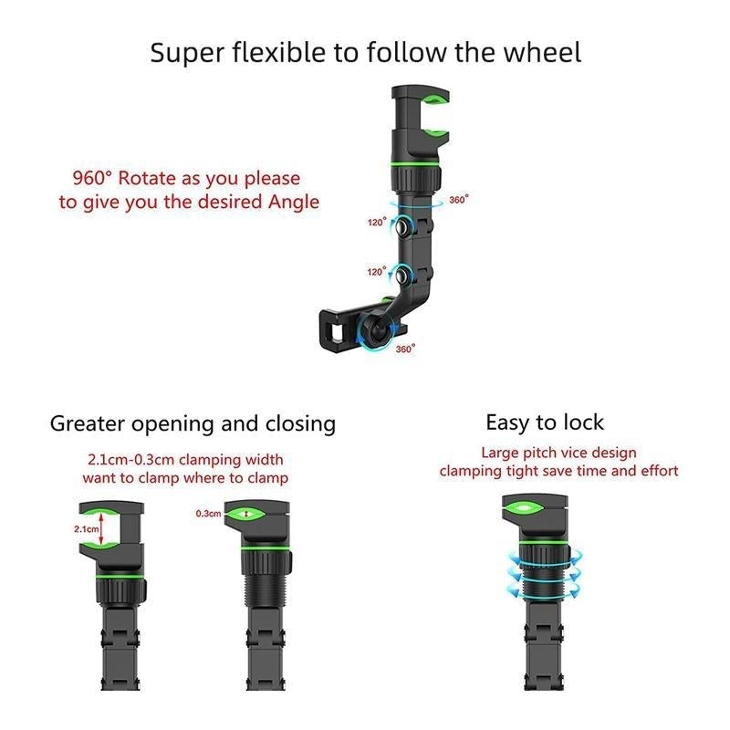 MULTI-FUNKTIONALE VERSTELLBARE 360° UNIVERSALHALTERUNG | Brehn