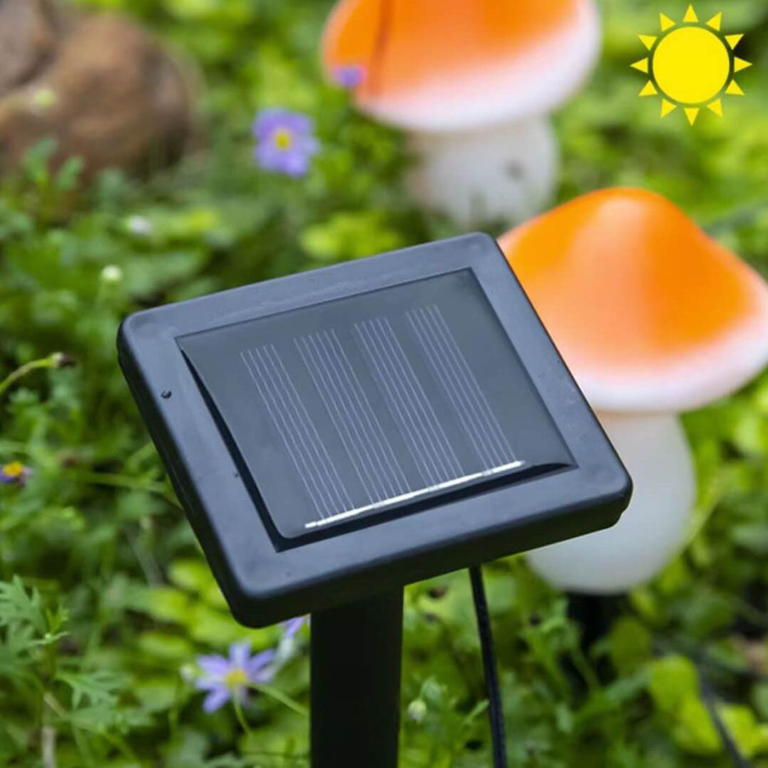 Solar Außenharz Pilz LED Gartenboden Einfügungsdekorative Landschaftslicht | Brehn