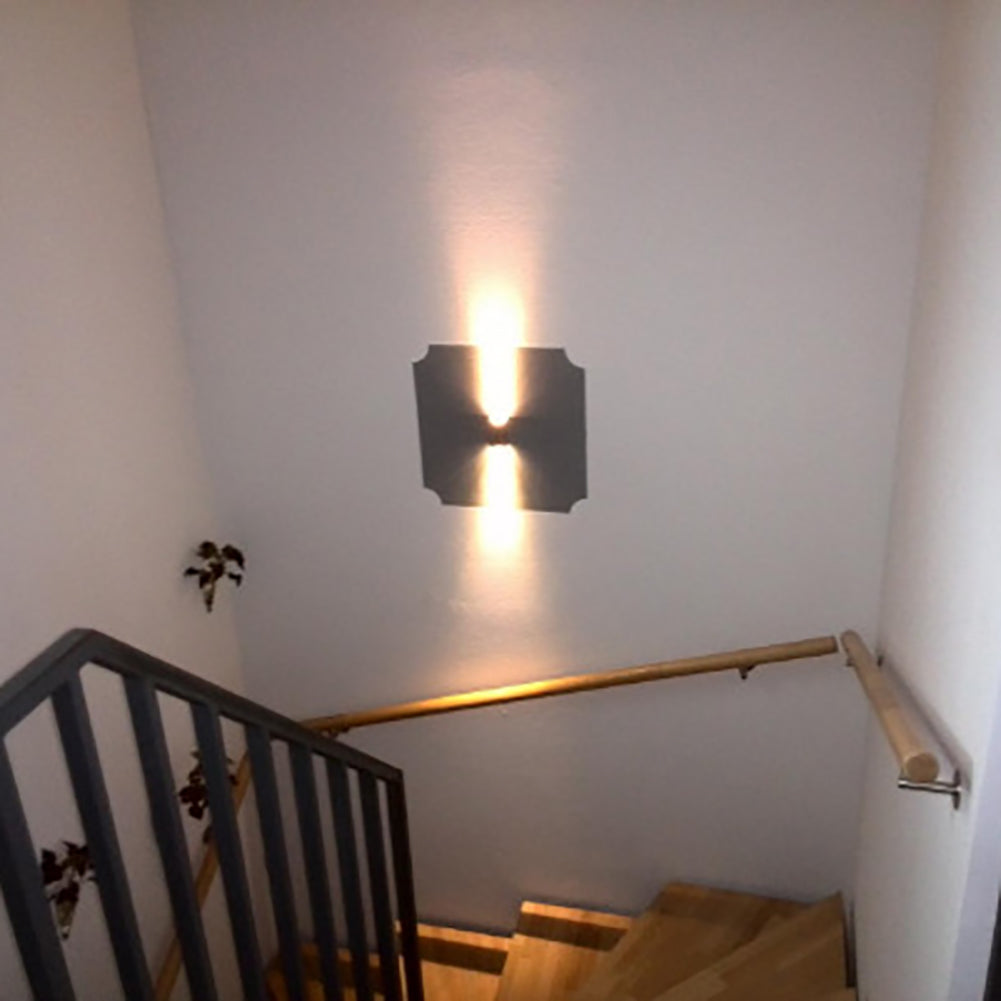 Moderne Einfachheit Wasserfest Aluminium Kubische LED Wandlampe Für Außenpatio | Brehn