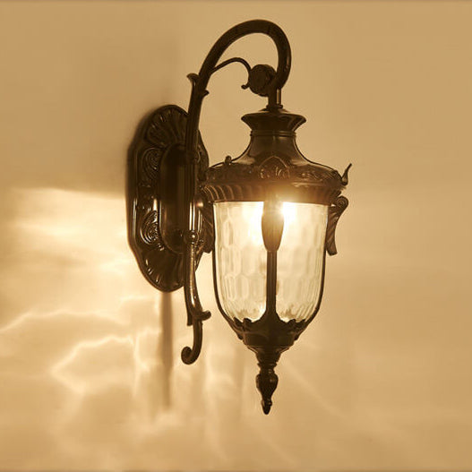 Europäische Deluxe Laterne Außen wasserdicht 1-Lampen Wand sconce Lampe | Brehn