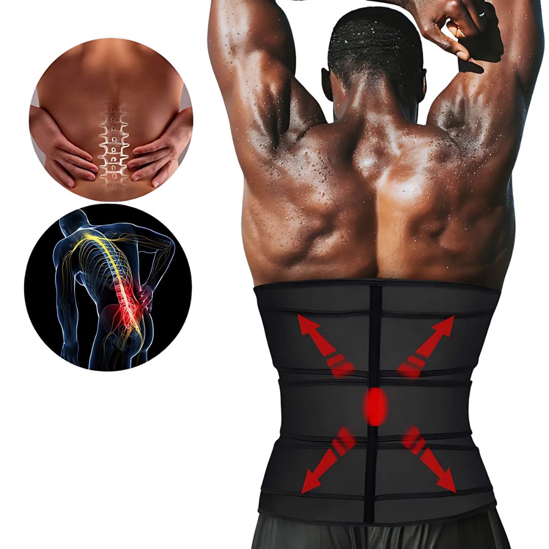 ThermoCore | Taillentrainer Gürtel – Dreifache Kompression – Atmungsaktives Neoprenmaterial – Nach dem Training & Nach der Geburt Verwendung Brehn