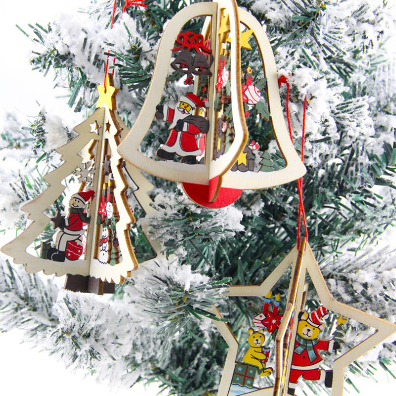Brehn | Weihnachtlicher Holzanhänger