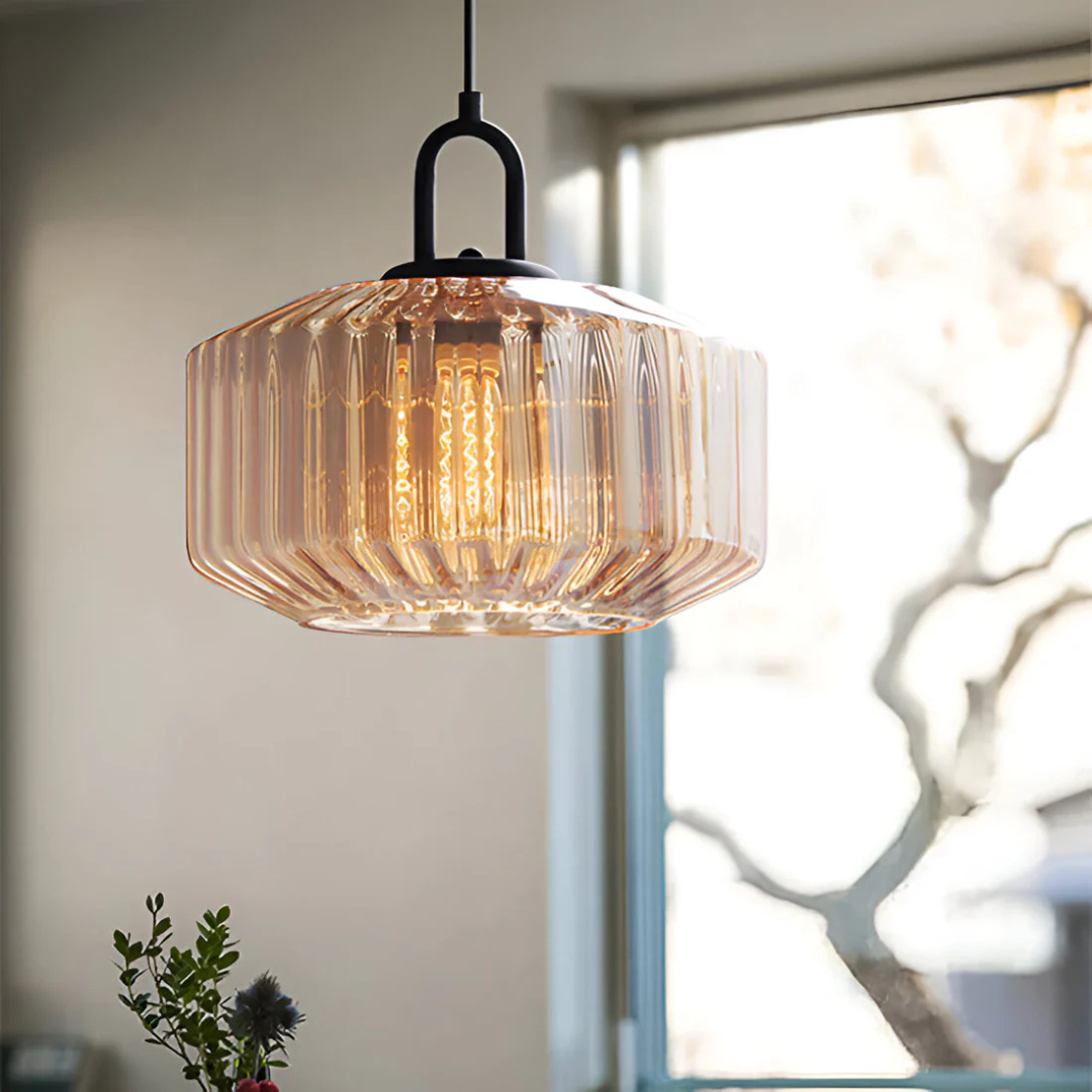 Brehn | Retro Farbige Glaspendelleuchte