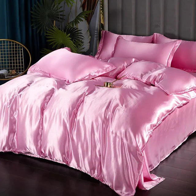 Brehn | Luxuriöses Seiden-Satin-Bettwäsche-Set - SilkElegance