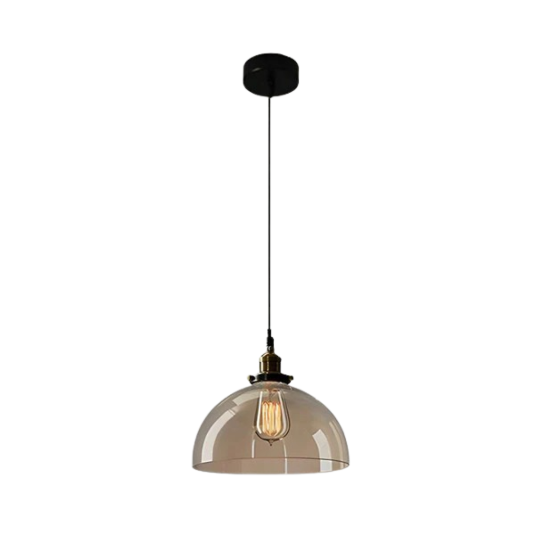 Brehn | Vintage Pendelleuchte Glas | Stylische Esstischlampe