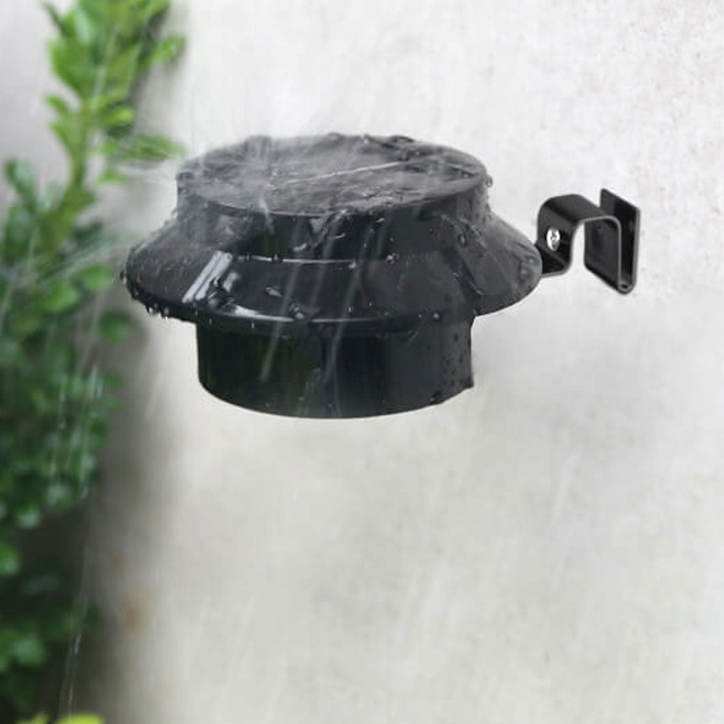 Solar-Zylinder-LED-Außenwandleuchte, wasserdicht, für Zaun und Wand