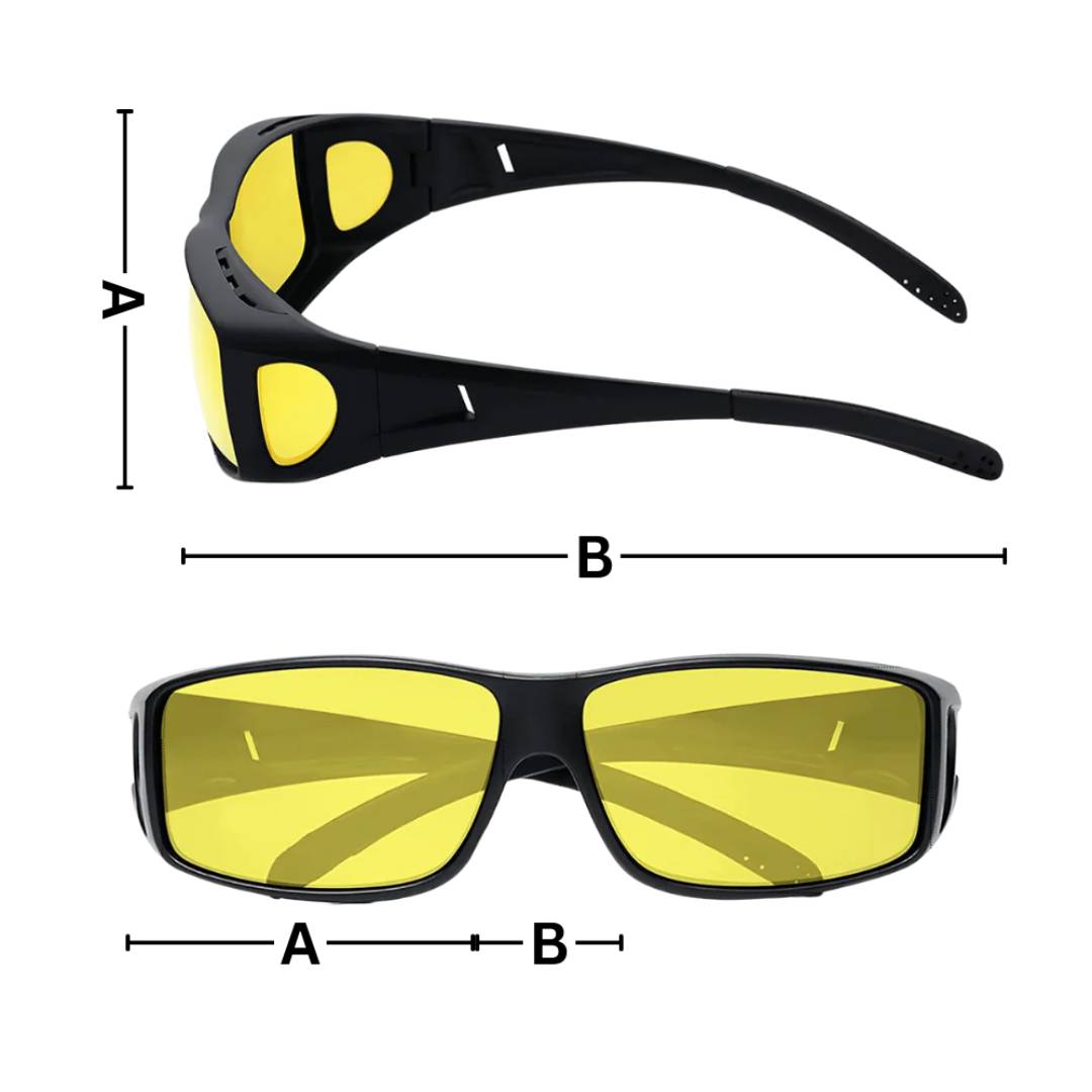 Brehn | Fahrbrille Anti-Blend-Linse Nachtwäsche