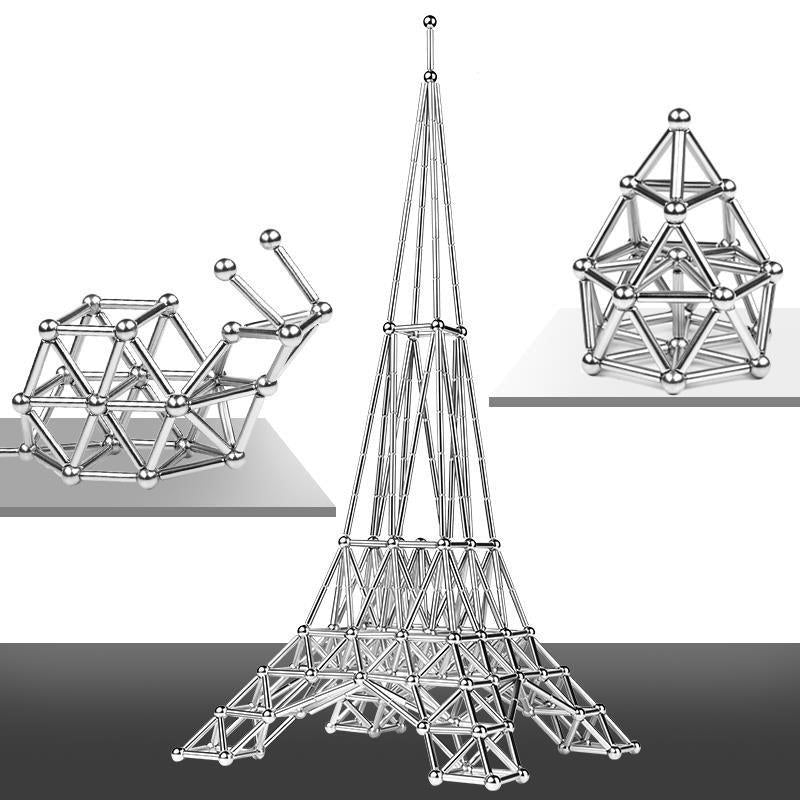 DIY-Set aus Magnetkugeln und -stäben