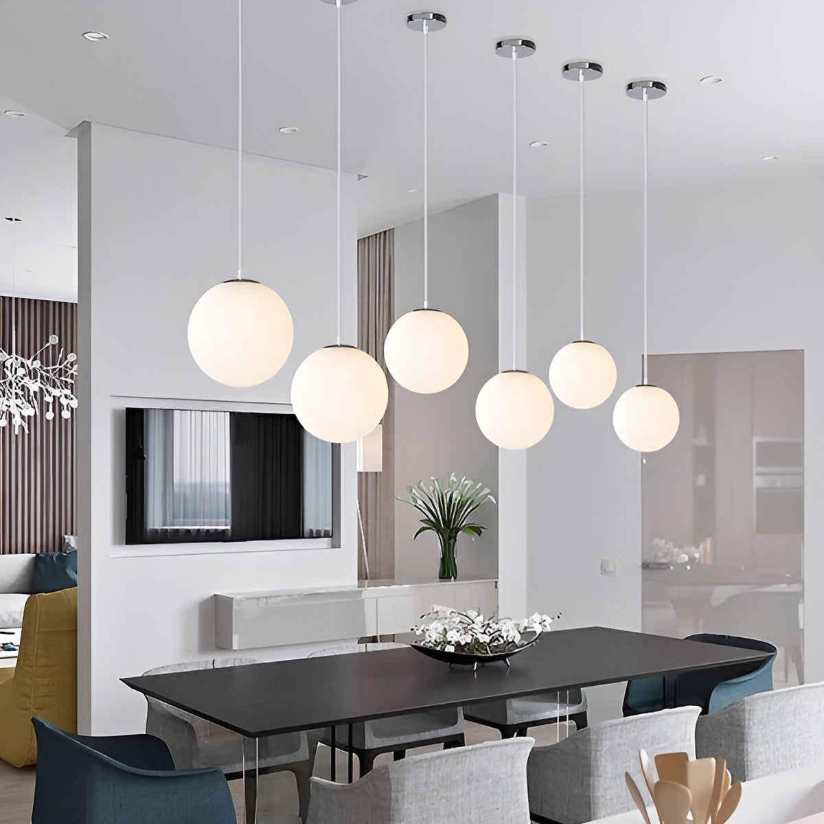 Metall-Pendelleuchte – Modernes Design | Perfekt für Esszimmer und Wohnzimmer