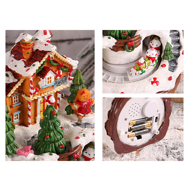 Brehn | Weihnachtsornament mit LED-Lichtern und Musik