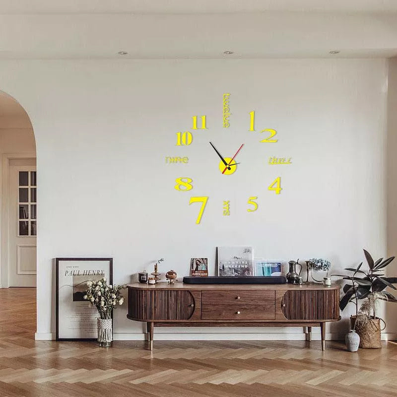 DIY Moderne Die-freie Wanduhr | Brehn