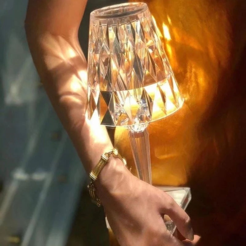 Kristall Tischlampe mit Touch-Steuerung - LumeCrystal | Brehn