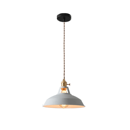 Brehn | Vintage Pastellpendelleuchte - Metallische Eleganz - Sanfte Atmosphäre