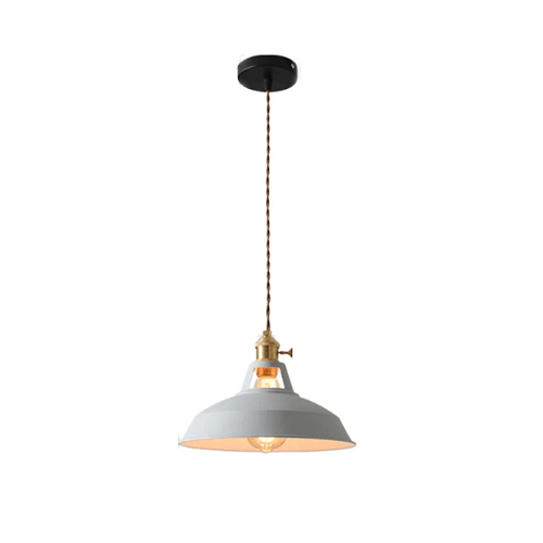 Brehn | Vintage Pastellpendelleuchte - Metallische Eleganz - Sanfte Atmosphäre