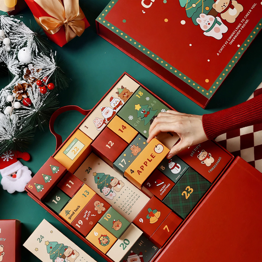 Weihnachts-Countdown-Kalender-Box