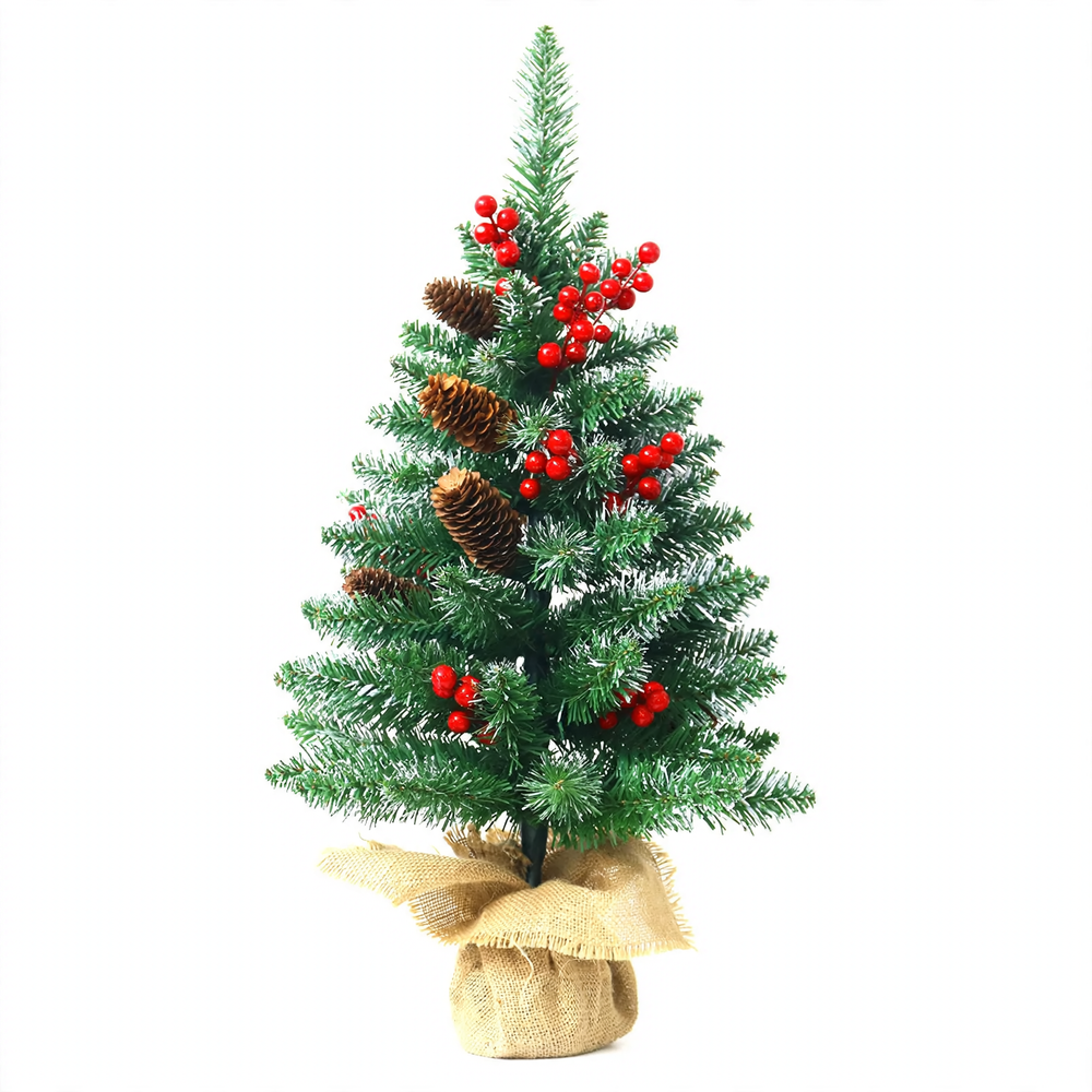 Mini-Weihnachtsbaum mit Tannenzapfen, 45/60 cm