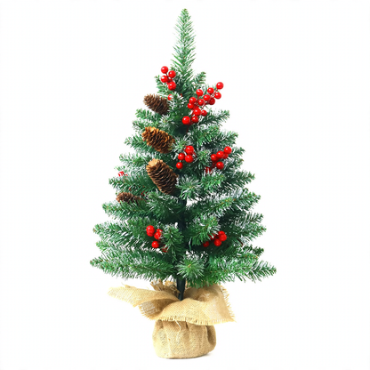 Mini-Weihnachtsbaum mit Tannenzapfen, 45/60 cm