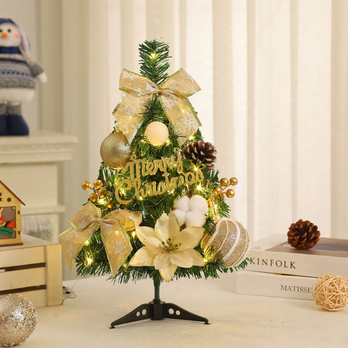 Mini-Weihnachtsbaum-Set, 45 cm oder 60 cm