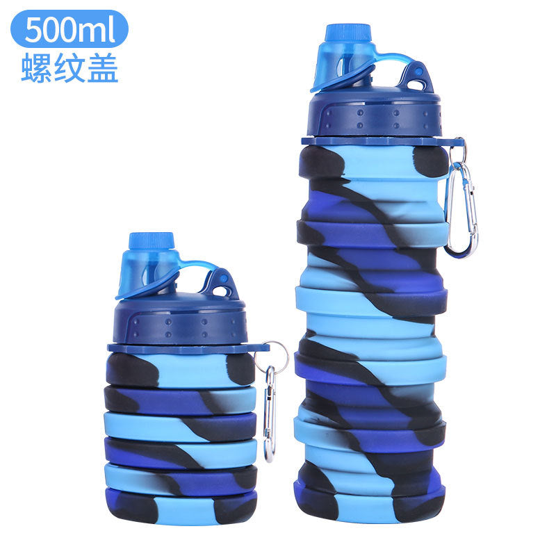 Unisex faltbare Silikon Wasserflasche Brehn