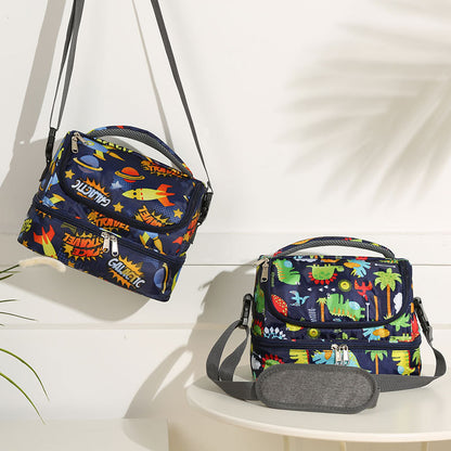 Isolierte Mehrfach-Fach Lunch-Tasche