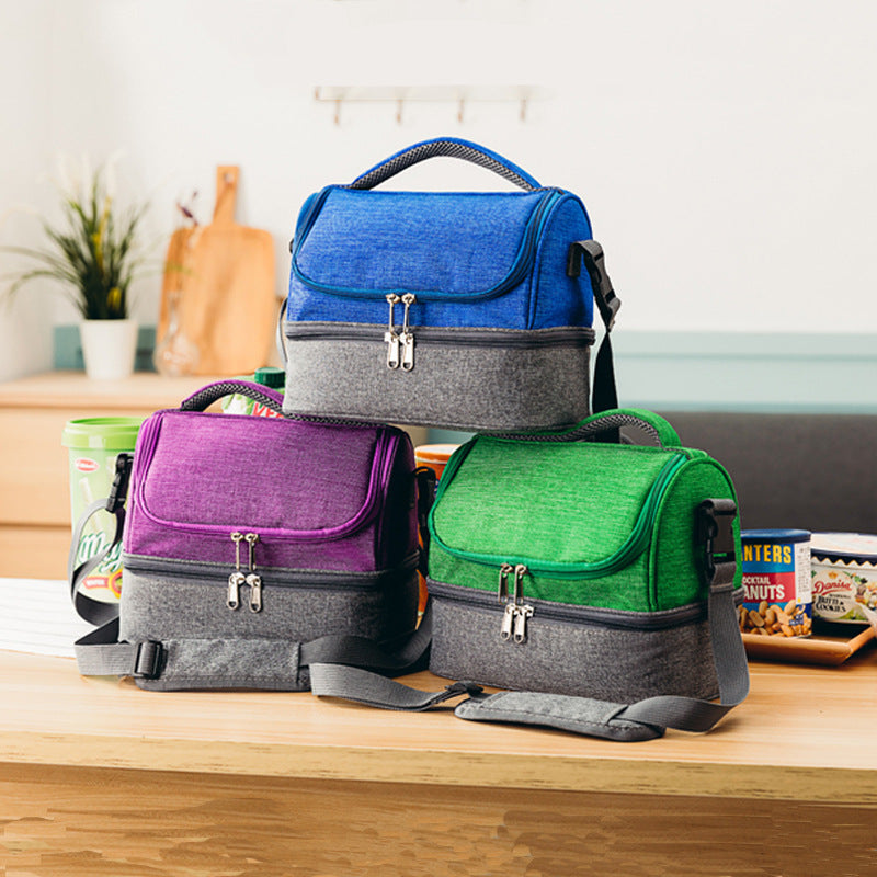 Isolierte Mehrfach-Fach Lunch-Tasche
