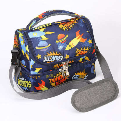 Isolierte Mehrfach-Fach Lunch-Tasche