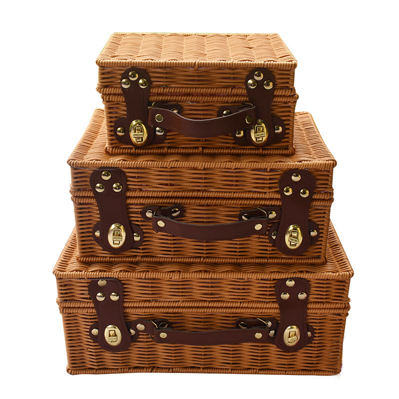 Eleganter handgewebter Picknickkorb Brehn