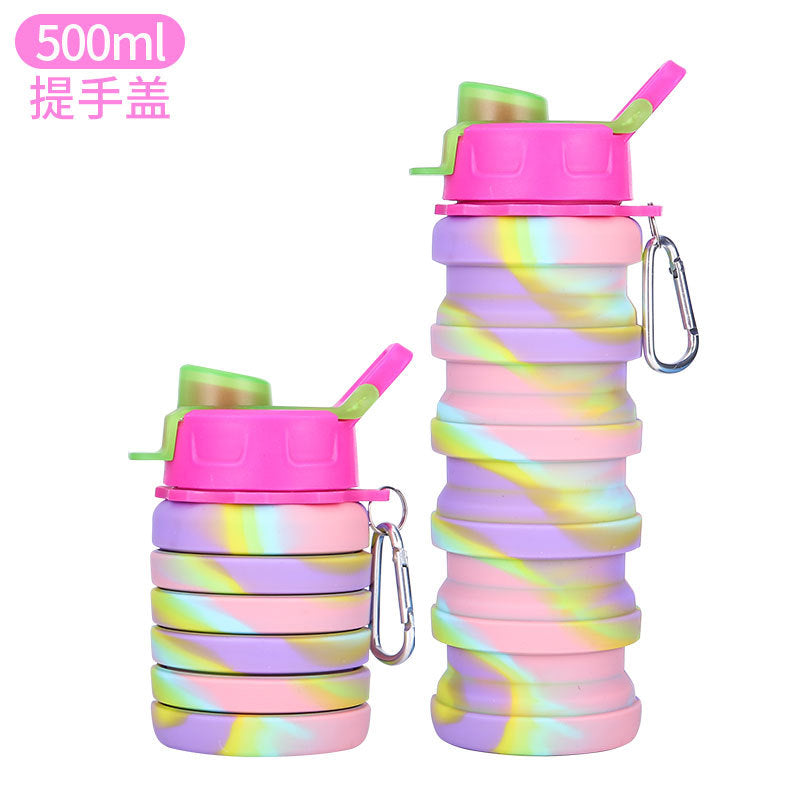 Unisex faltbare Silikon Wasserflasche Brehn