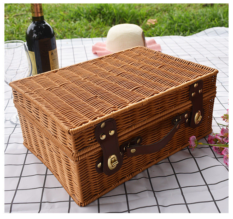Eleganter handgewebter Picknickkorb Brehn