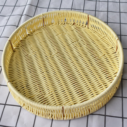 Geflochtenes Rundserviertablett Brehn