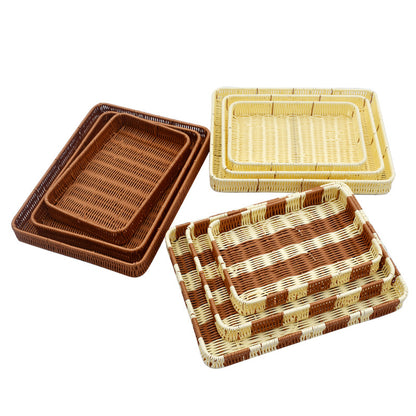 Geflochtenes Rundserviertablett Brehn