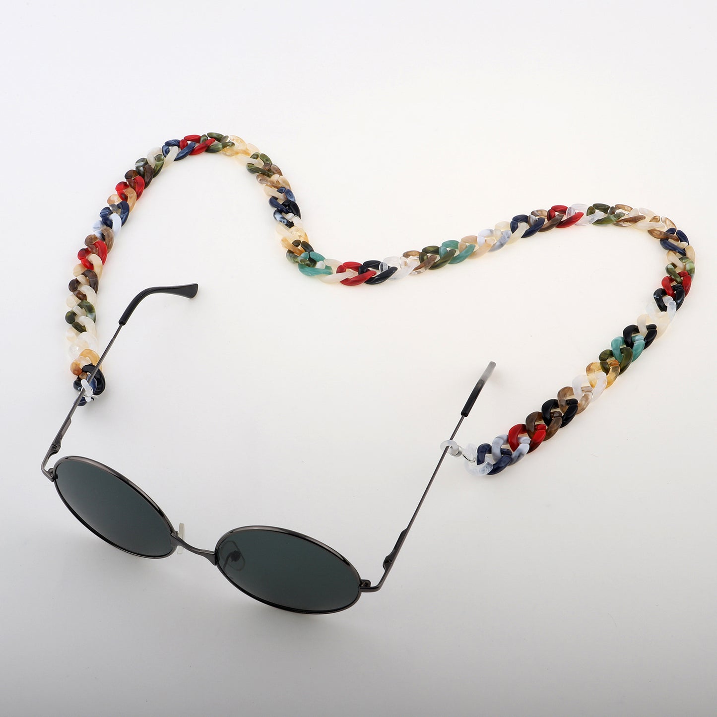 Trendy Chunky Link Brillen Kette Brehn