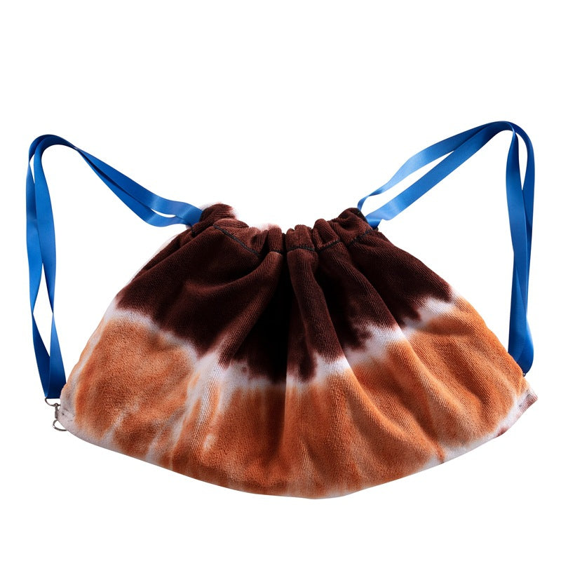 Liegestuhl-Auflage mit buntem Tie-Dye-Muster Brehn