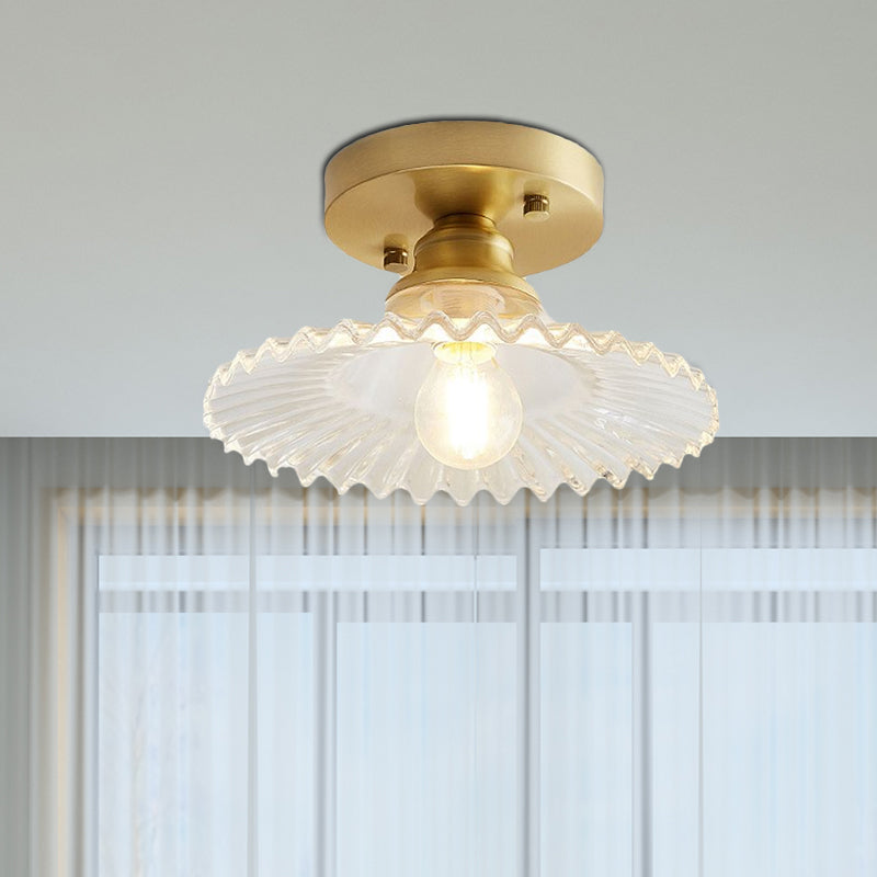 LumiCraft – Industrielle Deckenlampe mit grünem Glas-Schirm | Brehn