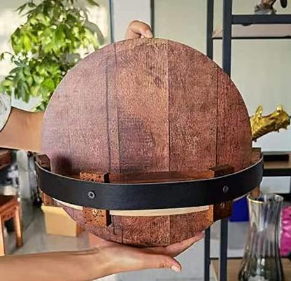 Regal für Bourbon-Whiskeyfässer – Rustikale Baraccessoires