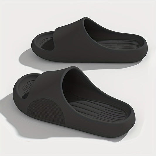 Schwarze Komfort-Slipper