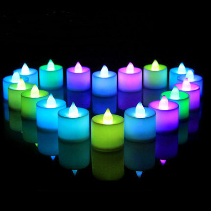 Batteriebetriebene Warm-Glow flammenlose Teelichtkerzen-Set mit realistischem Flackern Brehn