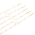 Eleganter goldener Kettenbrillenhalter Brehn