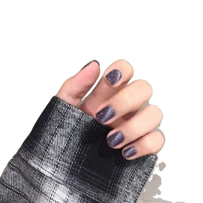 Glänzendes Metallic Press-On Nagelset