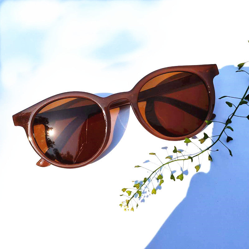 Vintage Inspirierte Runde Rahmen Sonnenbrille Brehn