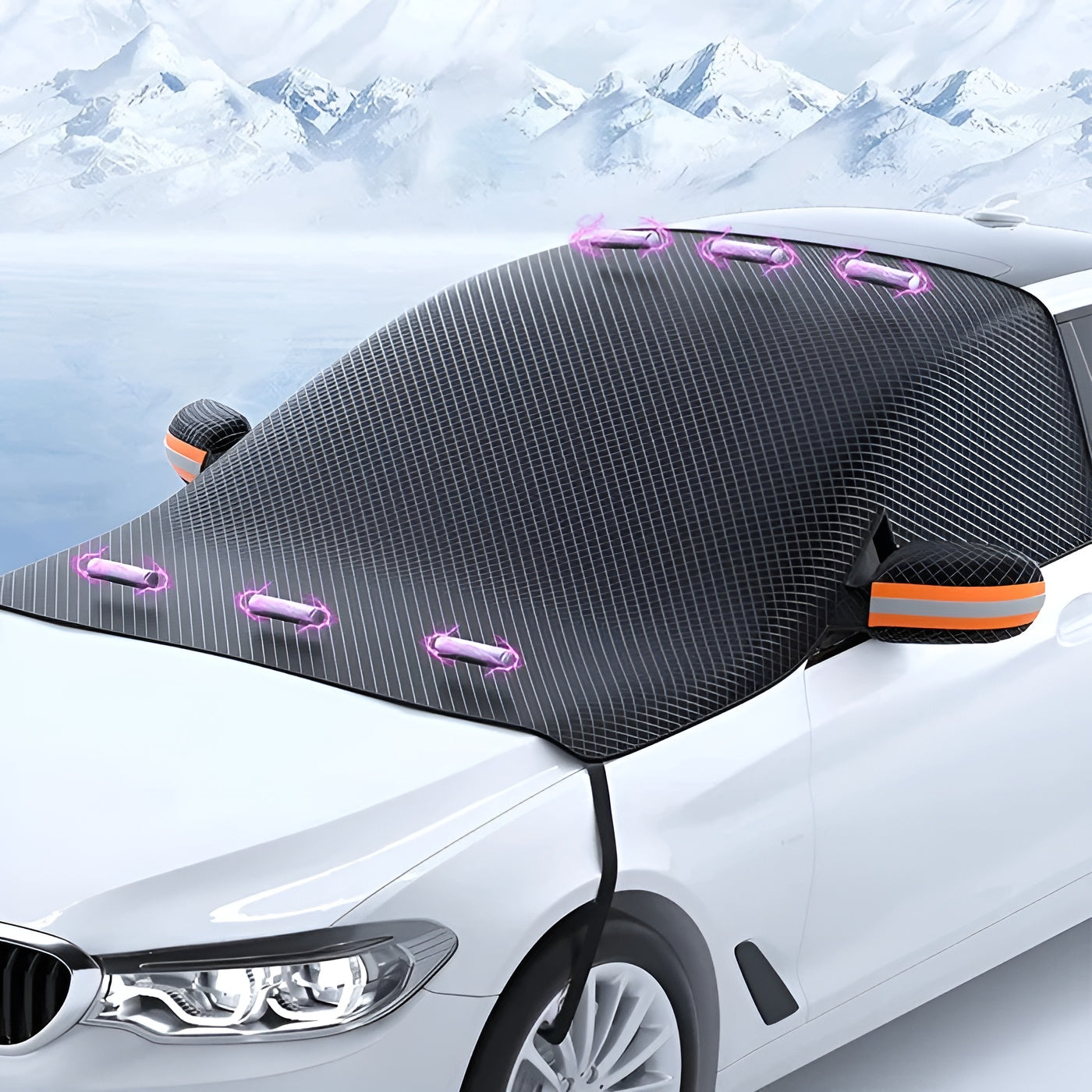 Magnetische Auto-Schneeabdeckung – Schneller Schutz vor Eis und Schnee | SuitaBrehne für Wintertage