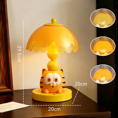 Gelbe Garfield-Tischlampe
